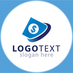 Abstract Money logo icon vector template