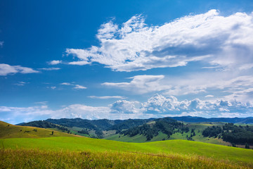 Obraz premium The mountains and hills. Altai