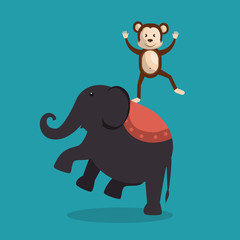 elephant circus show icons