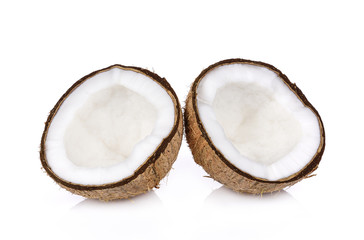 coconut isolated on the white background
