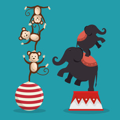 elephant circus show icons