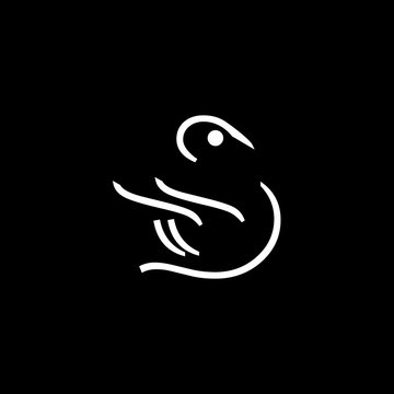 duck logo vector