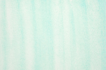 Watercolor background, art abstract green watercolor painting textured design on white paper background