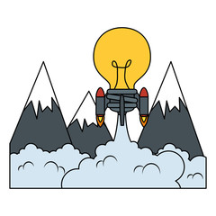 bulb rocket launcher with smoke