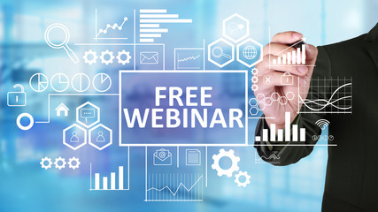 Webinar in Business Concept