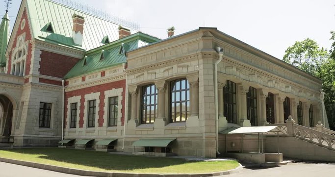 Krasny Bereg, Zhlobin District, Belarus. Manor-park Complex Gatowski-Poklevsky-Kozell Estate On Bank Of River Dobosna. Noble Manor Of End Of 19th Century