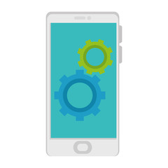 smartphone device isolated icon