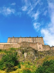 Fototapeta na wymiar A castle, Edinburgh, UK