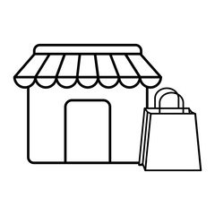 store and shopping bag
