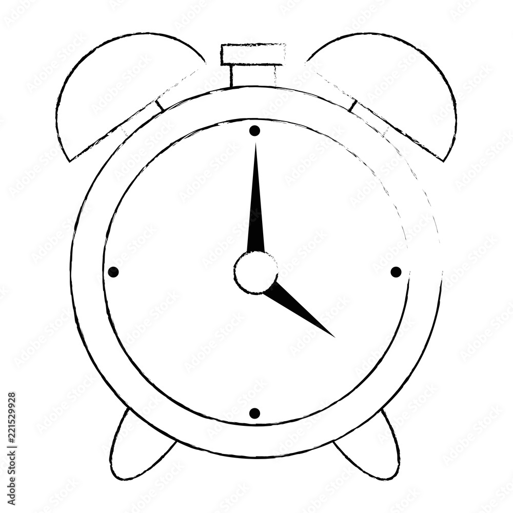 Canvas Prints alarm time clock isolated icon