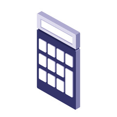 Calculator isometric symbol
