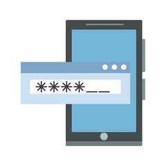 Smartphone with password