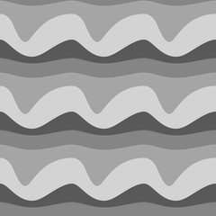 Seamless pattern background with multi-colored wavy lines.