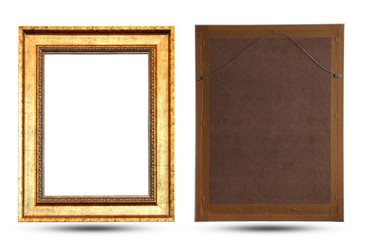 picture frame isolated on white