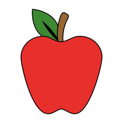 apple fresh fruit icon