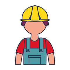man builder isolated icon