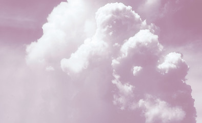 Fluffy big beautiful cloud with bright sky for texture background