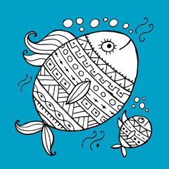 Ornate fish for your design