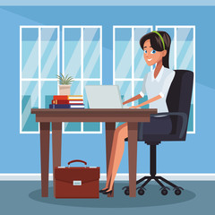 Businesswoman at office