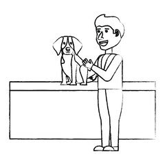 vet and dog design