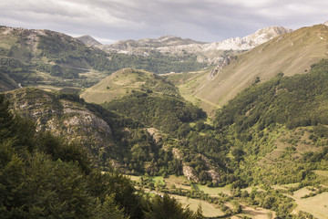 Fototapeta premium Natural Park of Somiedo in the mountains of Asturias, Spain