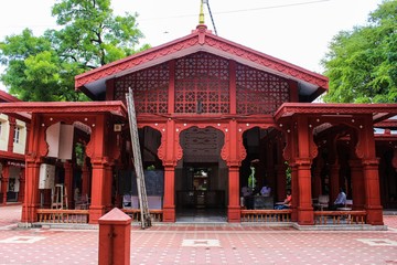 Shree siddhivinayak Ganesh temple at Sarasbaug, Pune.