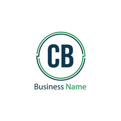 Initial Letter CB Logo Template Design