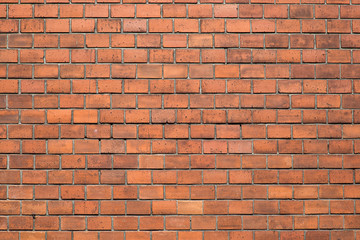 Red brick wall texture image.