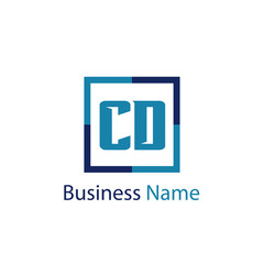 Initial Letter CD Logo Template Design