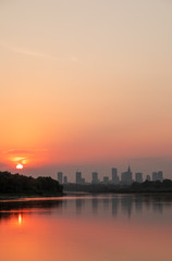 Sunset over Warsaw_2