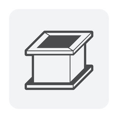 concrete testing icon
