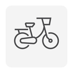 bike icon black