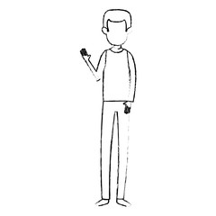 young man avatar character