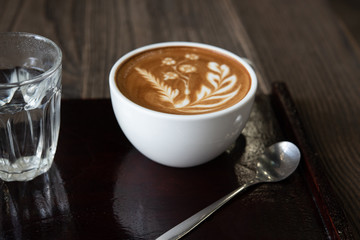 white coffee cup