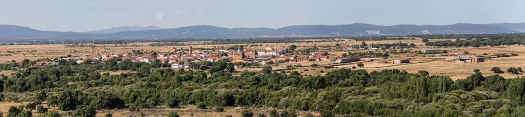 Fototapeta na wymiar Aldehuela de Yeltes, town of the province of Salamanca
