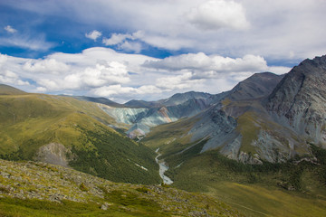 Naklejka premium Górskie krajobrazy