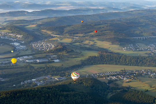 Germany from above - Westfalen, Sauerland, Arnsberg and Neheim from above