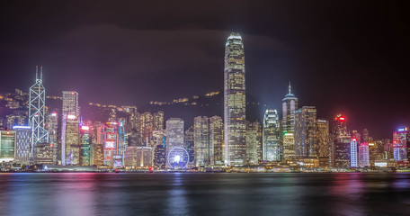 Fototapeta na wymiar Hong Kong skyline 