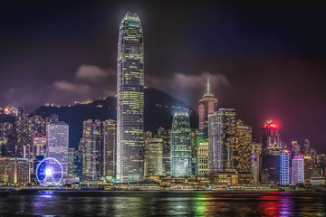 Obraz premium Hong Kong skyline ,China