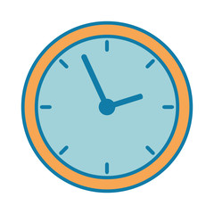 time clock isolated icon