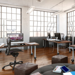 Postindustrielle Bürofläche (focus)