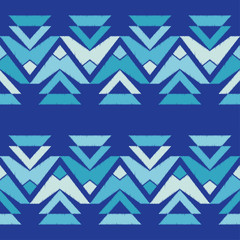 Obraz premium Ethnic boho seamless pattern. Traditional ornament. Geometric background. Tribal pattern. Folk motif. Textile rapport.