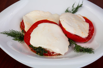 Italian Caprese salad