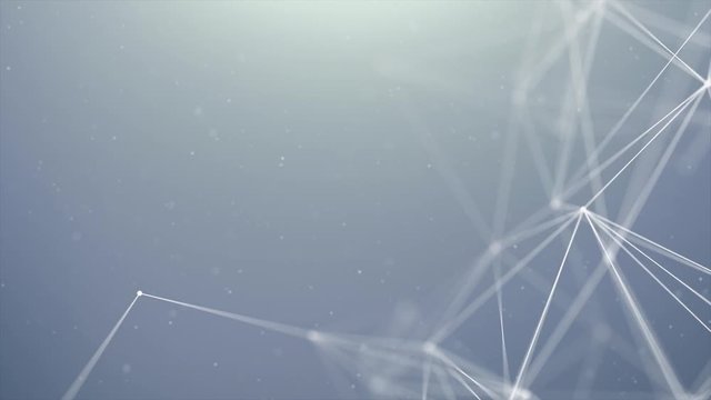 182. Abstract Geometric Clean White Futuristic low poly shape technology Connections Molecular, Global Business Network Design structure loop Background. business, science, technology, presentation.