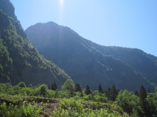 mountains of Abkhazia