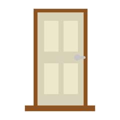 room door isolated icon