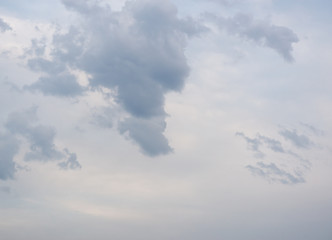 Fototapeta na wymiar Rainy cloudy sky