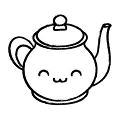 kawaii coffee pot icon