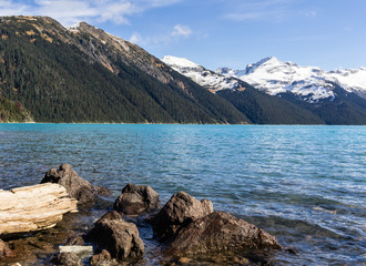 Fototapeta na wymiar View from Garibaldi Lake, Squamish, BC, Canada.