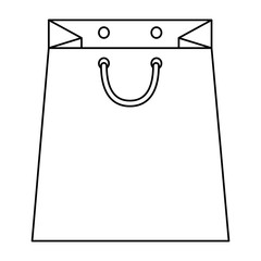 shopping bag isolated icon